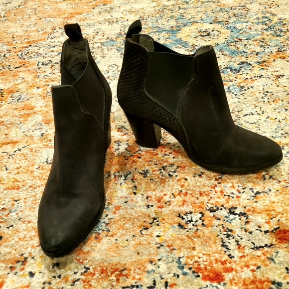 Anthropologie Seychelle Black Boots Booties - Picture 9 of 16